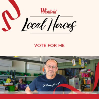 Our Local Champion Jan Schutt Recognised as Westfield Local Hero