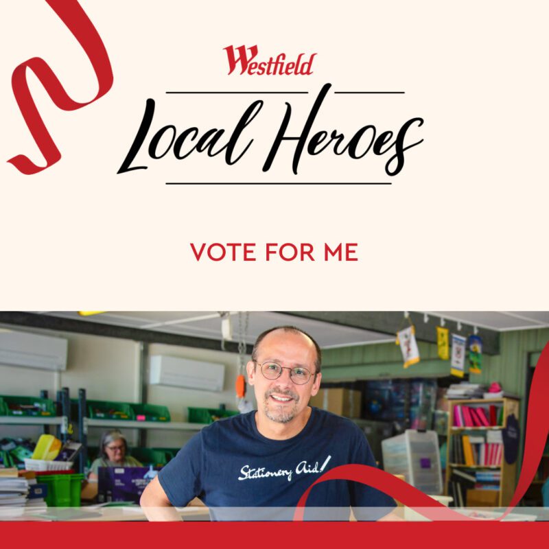 Our Local Champion Jan Schutt Recognised as Westfield Local Hero